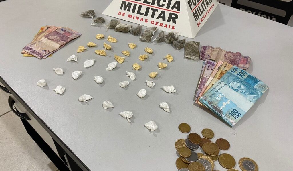 Três homens são presos com maconha e cocaína no bairro Aeroporto