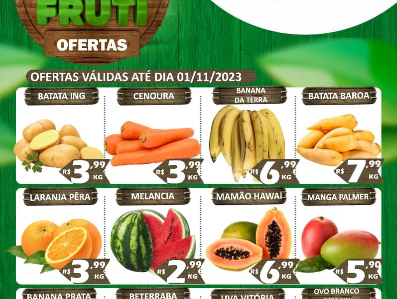 Hortifruti do Mercado Central nesta terça e quarta feira