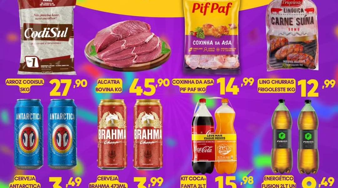 Carnaval de ofertas do Mercado Central de Miradouro