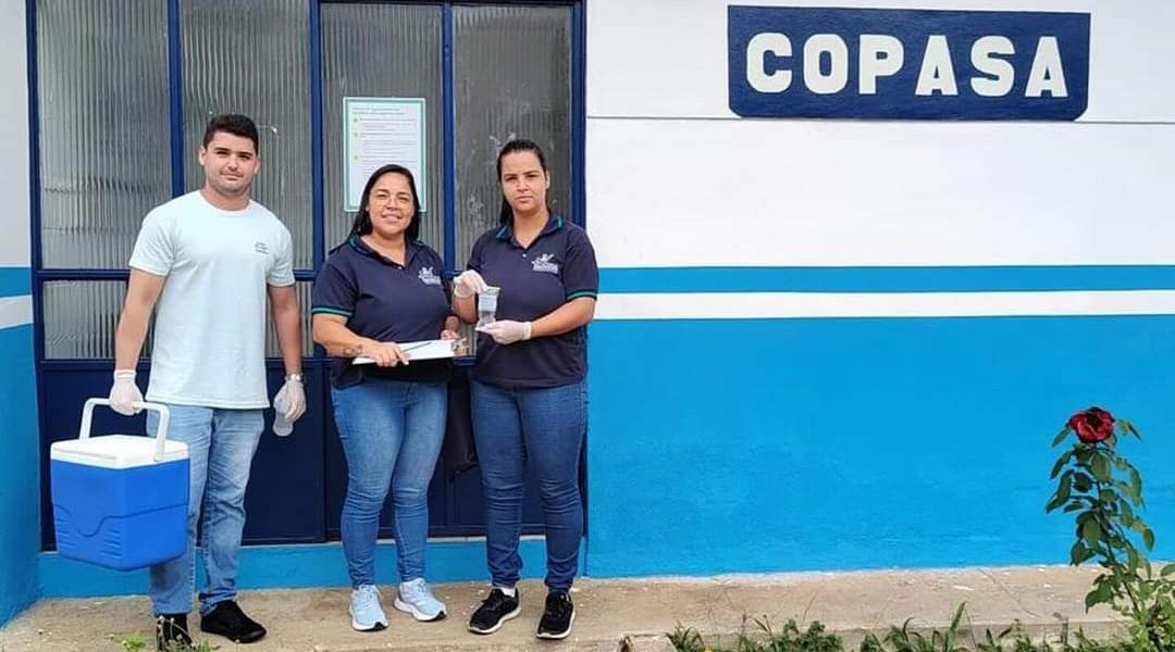 Saúde de Miradouro realiza coleta de água para assegurar a boa qualidade do recurso natural 