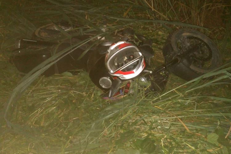 BR-356: condutor fica ferido após perder controle da motocicleta na estrada que liga Muriaé x Vermelho