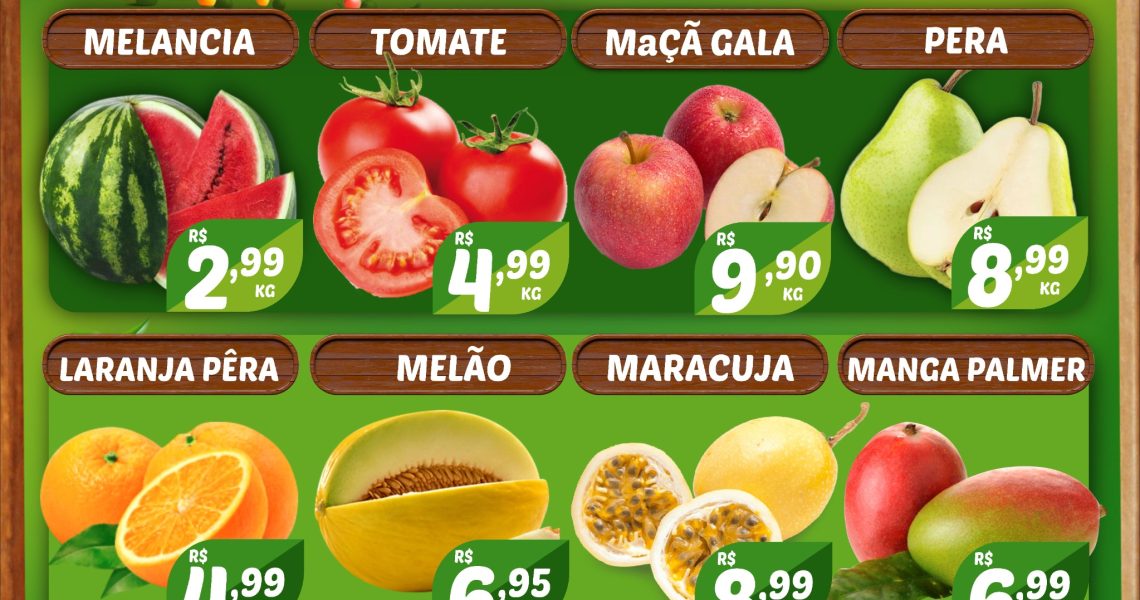 Hortifruti do Mercado Central nesta quarta e quinta feira