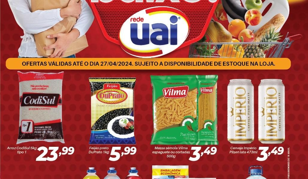 Preço baixo de verdade é somente no Mercado Central de Miradouro