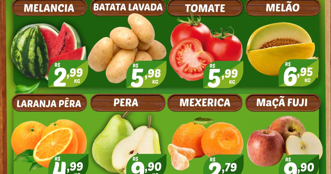 Hortifruti no Mercado Central nesta quinta feira