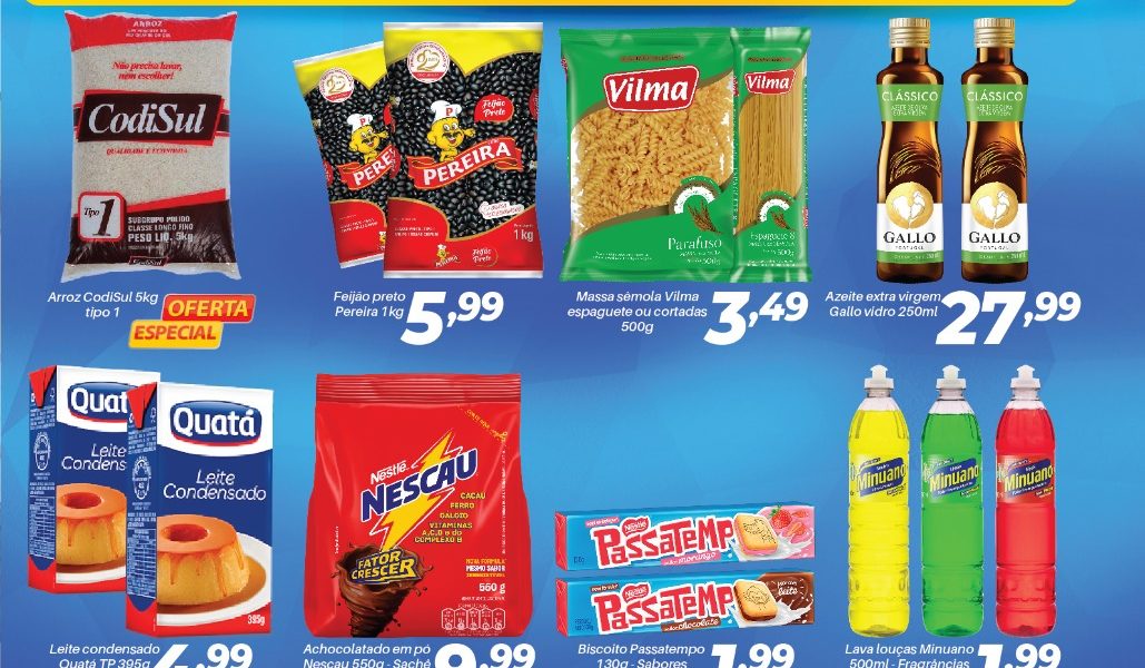 Ofertas de final de mês, você só encontra aqui no Mercado ercado Central de Miradouro