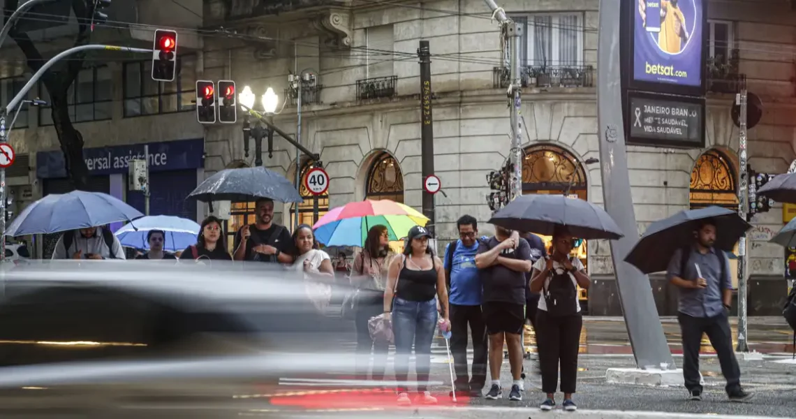 Brasil terá chuva no Sul e Sudeste, mas seca continua nas demais áreas