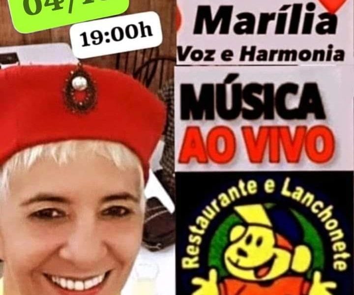 Restaurante Sauá apresenta nesta sexta feira (04) Marília Santos “” Voz & Harmonia “