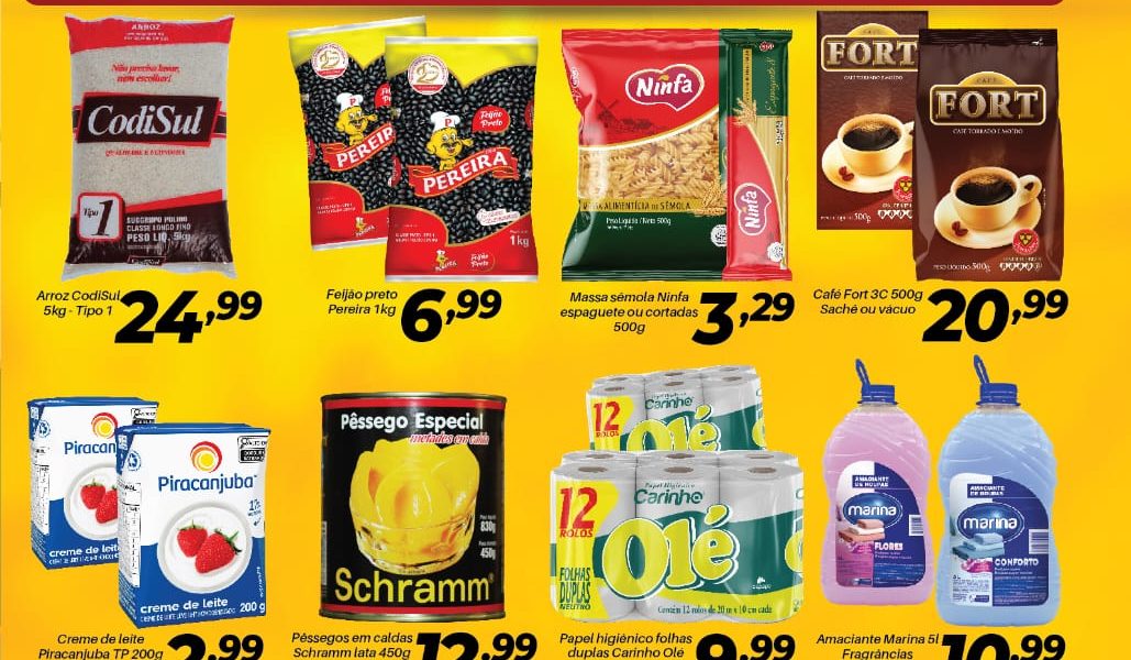 Ofertas de final de mês você só encontra no Mercado Central de Miradouro