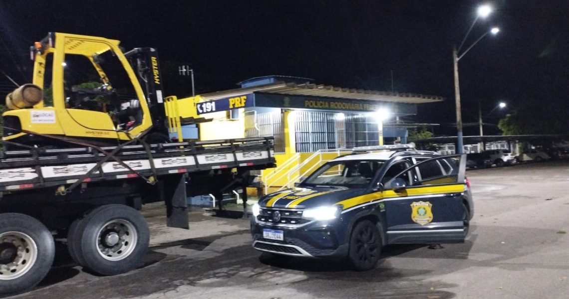 _Polícia Rodoviária Federal de Muriaé realiza prisão em flagrante de motorista de caminhão