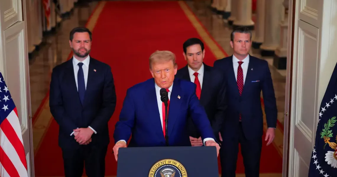 Trump anuncia ataque a três usinas nucleares do Irã