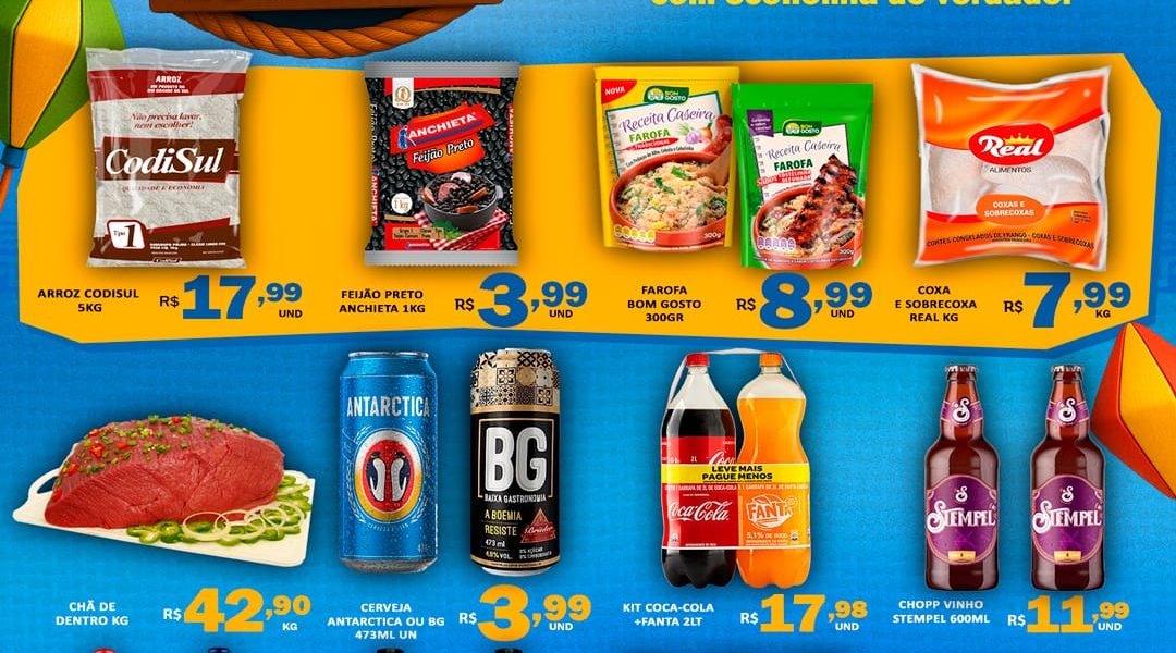São João de Ofertas no Mercado Central de Miradouro