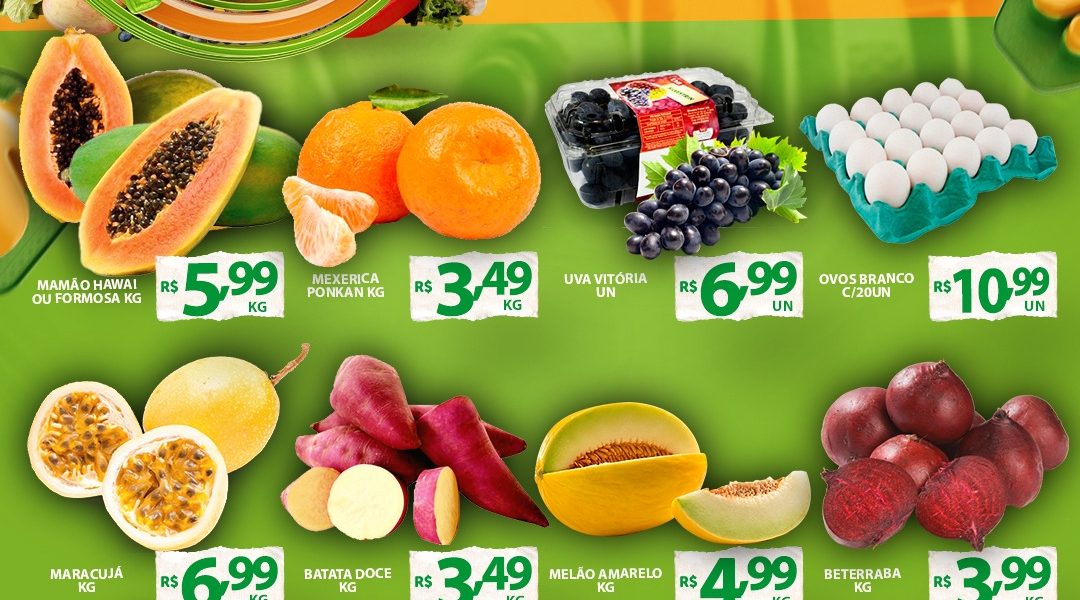Hortifruti do Mercado Central nesta quarta e quinta feira
