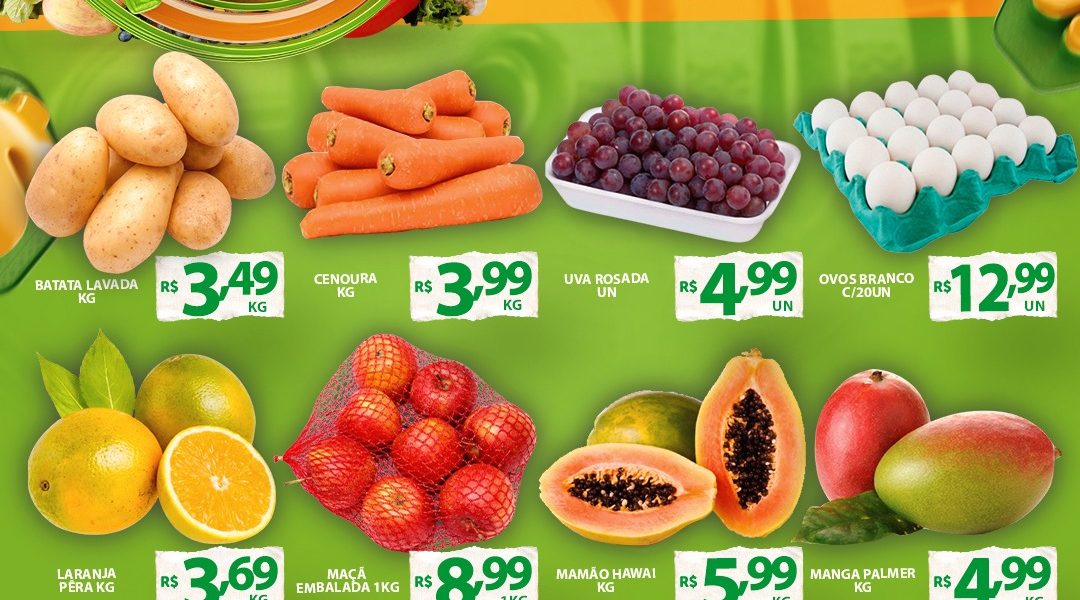Hortifruti do Mercado Central nesta quarta e quinta feira