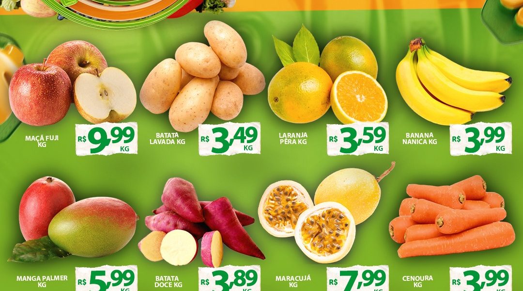 Hortifruti do Mercado Central nesta quarta e quinta feira