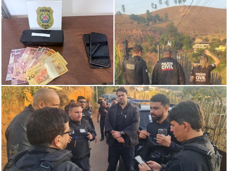 PCMG prende suspeito durante operação em Miradouro Mg