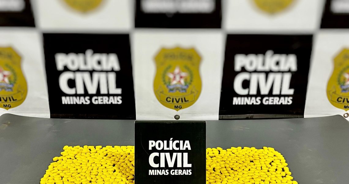 PCMG apreende mil comprimidos de droga sintética em Rio Pomba