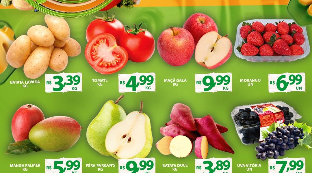 Hortifruti do Mercado Central nesta quarta e quinta feira