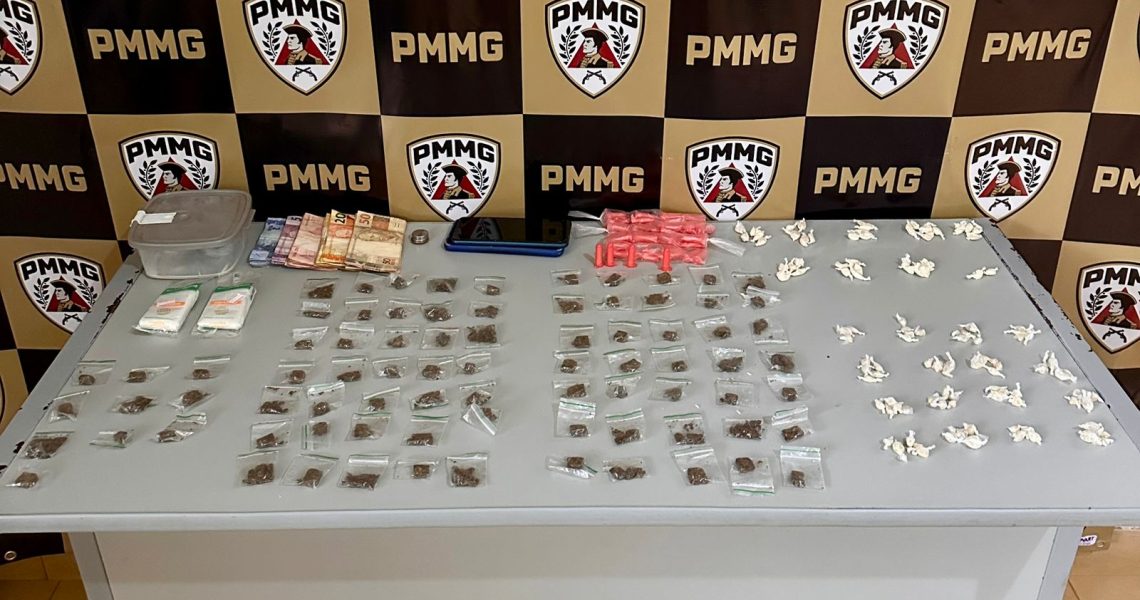 PMMG realiza ação contra o Tráfico de drogas em Miradouro Mg