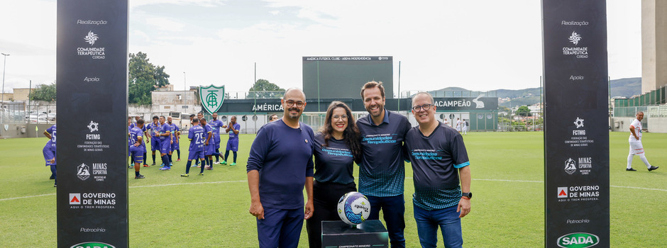 Governo do Estado lança 3º Campeonato Mineiro de Futebol das Comunidades Terapêuticas