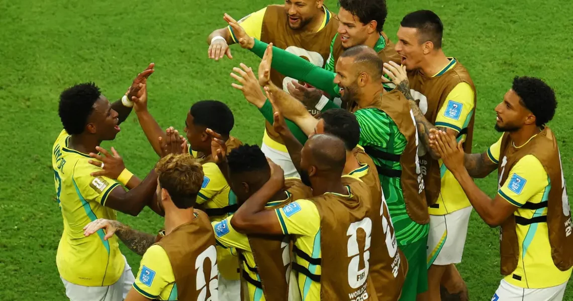 Vini Jr. brilha e Brasil se classifica em 1º com 3×0 sobre a Escócia