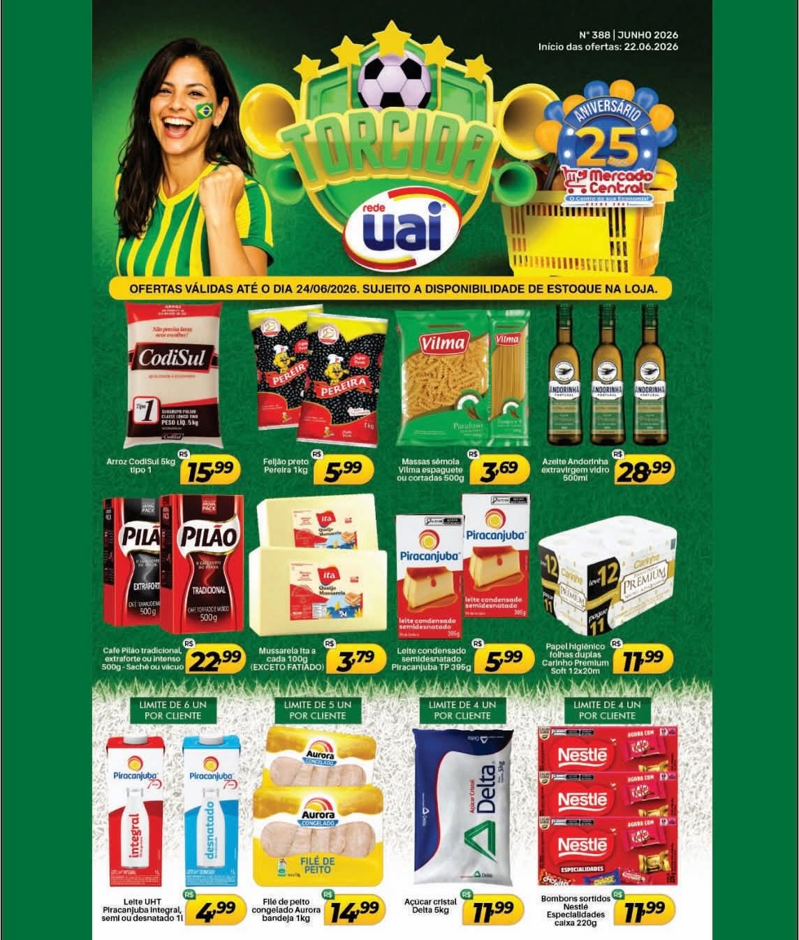 Fecha mês é no Mercado Central de Miradouro!! Uma goleada de preços&hellip;