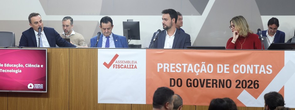 Educação de Minas apresenta avanços em infraestrutura, aprendizagem e valorização dos servidores durante Assembleia Fiscaliza